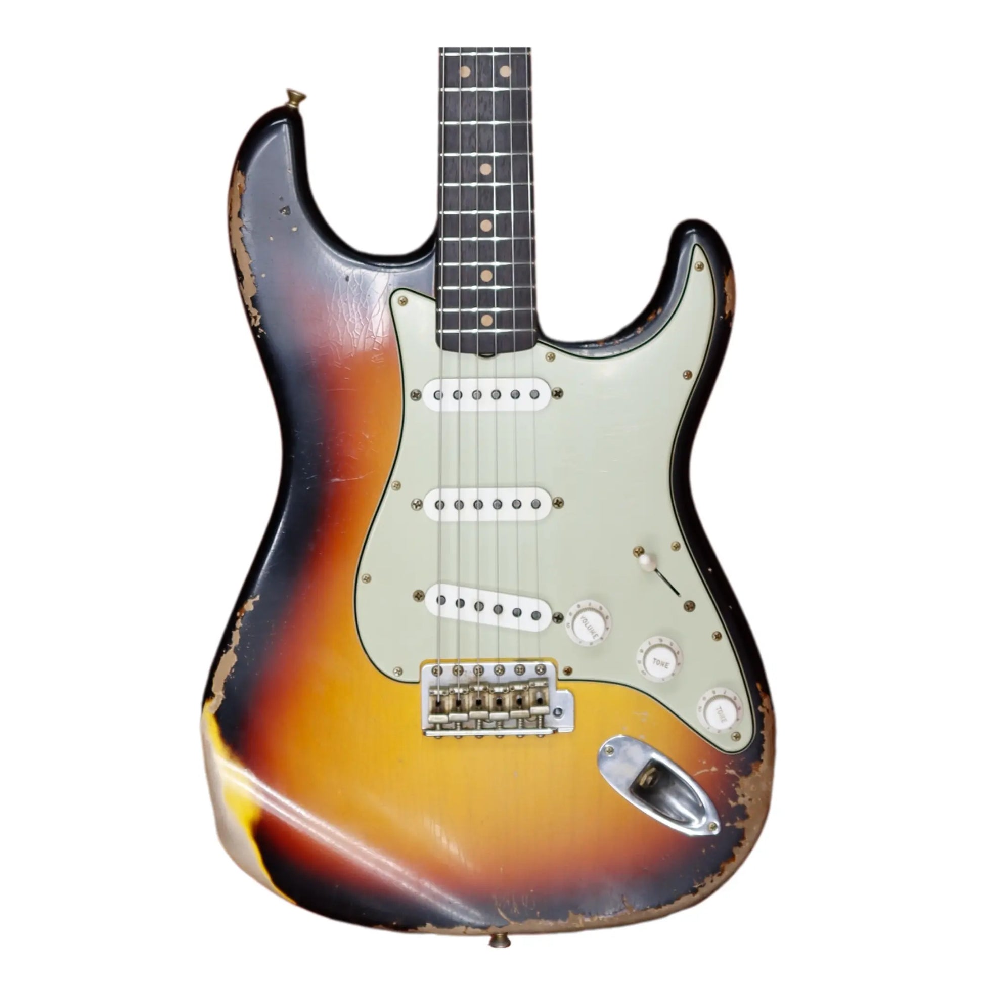 NAMM 2026 Fender Custom Shop 1963 Stratocaster Relic - 3-Tone Sunburst built by Master Builder Apprentice Mike Morales Electric Guitars Fender Art of Guitar