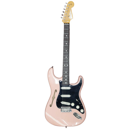NAMM 2026 Fender Custom Shop Postmodern Thinline Stratocaster Light Closet Classic - Aged Shell Pink Electric Guitars Fender Art of Guitar