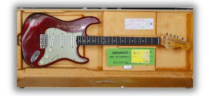 NAMM 2026 Fender Custom Shop '62/'63 Stratocaster-Super Heavy Relic - Dakota Red Electric Guitars Fender Art of Guitar