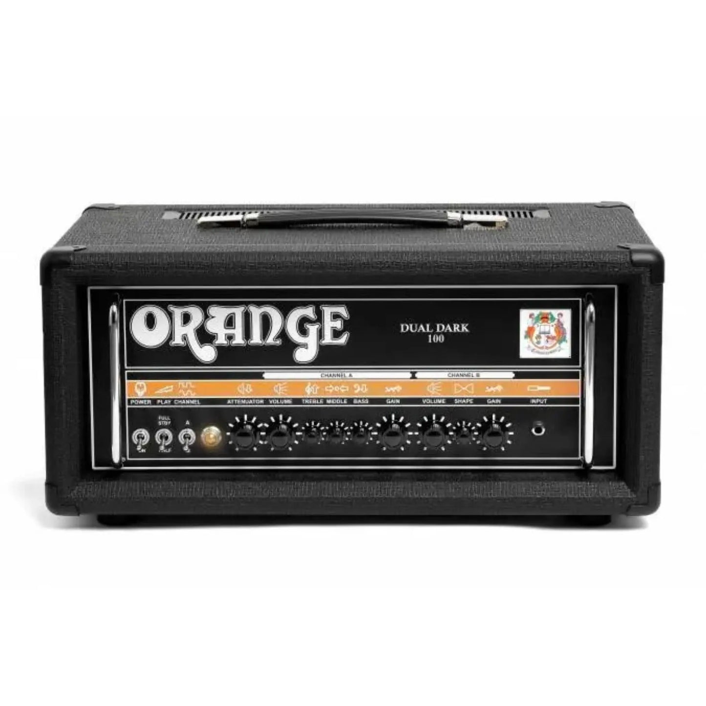 Orange Dual Dark 100 100W 2-Channel Tube Guitar Amp Head - Black - (Re-Loved) Amplifier Head Orange Art of Guitar