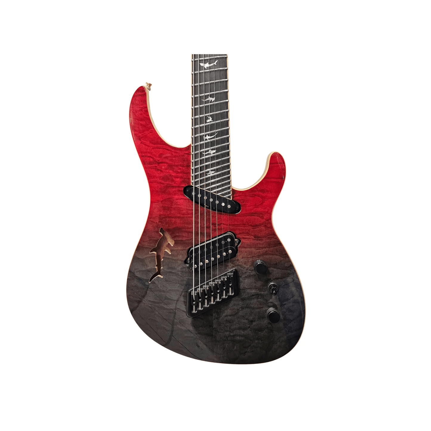 Ormsby Hype GTR 7 Shark – Limited Edition 7-String Multiscale - (Pre-Owned) Electric Guitars Ormsby Art of Guitar