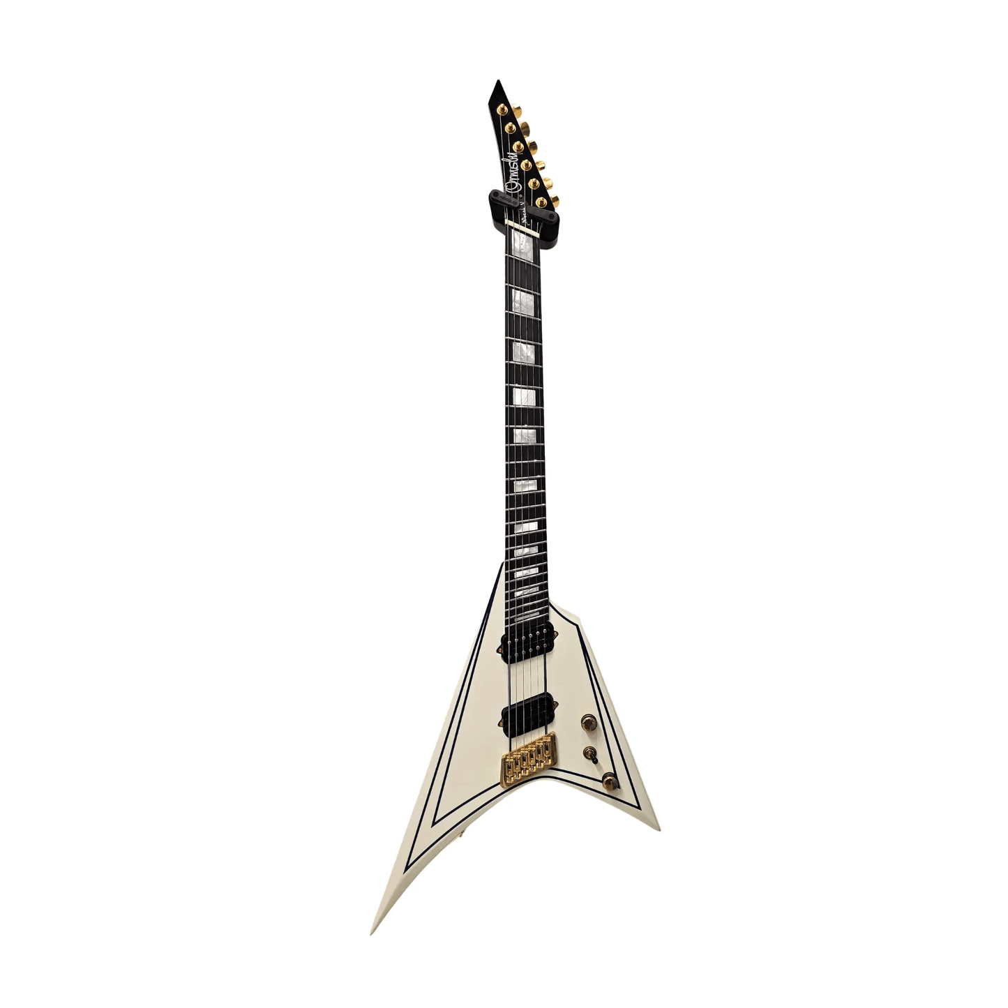 Ormsby Metal V 6 – Pinstripe White (Pre-Owned) Electric Guitars Ormsby Art of Guitar