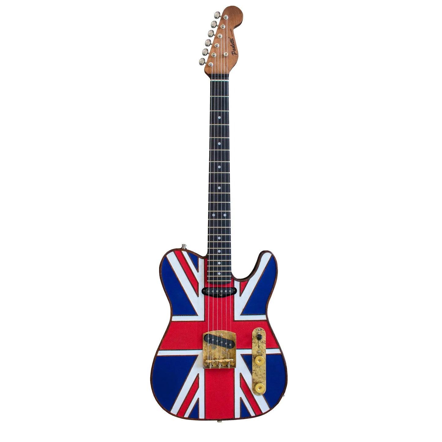 Paoletti Nancy Loft SS FLAG Leather Top UK Flag (Prototype 1/1) Electric Guitars Paoletti Art of Guitar