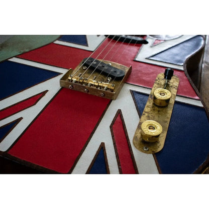 Paoletti Nancy Loft SS FLAG Leather Top UK Flag (Prototype 1/1) Electric Guitars Paoletti Art of Guitar