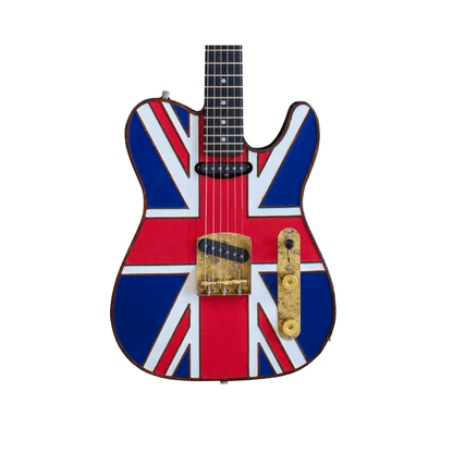 Paoletti Nancy Loft SS FLAG Leather Top UK Flag (Prototype 1/1) Electric Guitars Paoletti Art of Guitar