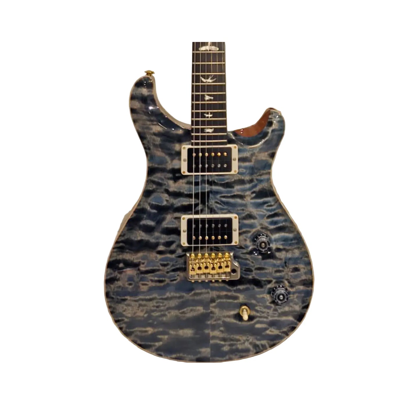 Paul Reed Smith Wood Library Custom 22 Electric Guitar - Faded Whale Blue - Quilted Maple 10-Top Electric Guitars PRS Art of Guitar