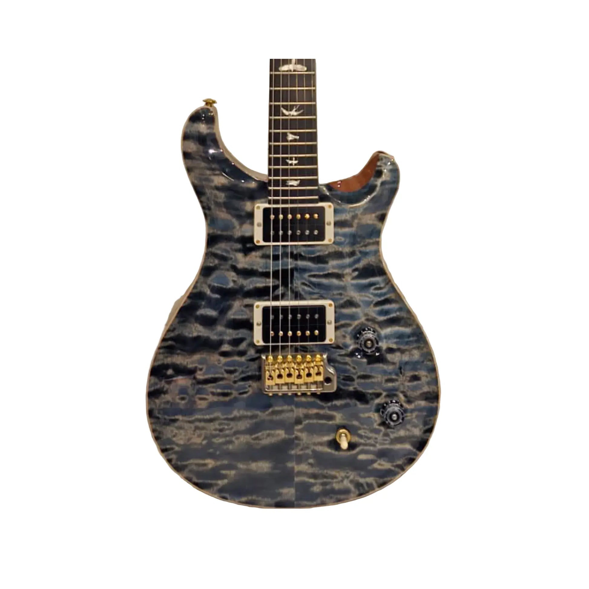Paul Reed Smith Wood Library Custom 22 Electric Guitar - Faded Whale Blue - Quilted Maple 10-Top Electric Guitars PRS Art of Guitar