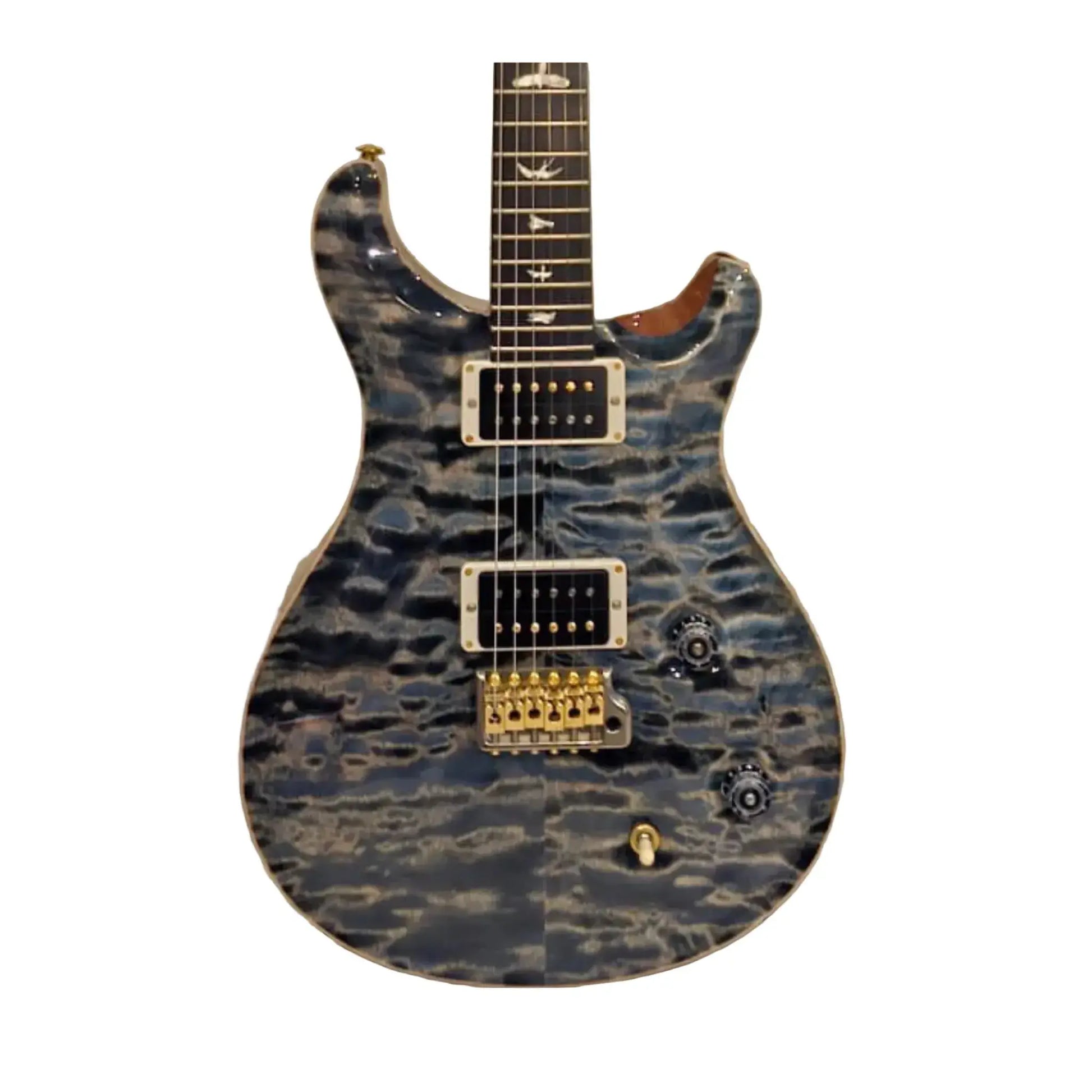 Paul Reed Smith Wood Library Custom 22 Electric Guitar - Faded Whale Blue - Quilted Maple 10-Top Electric Guitars PRS Art of Guitar