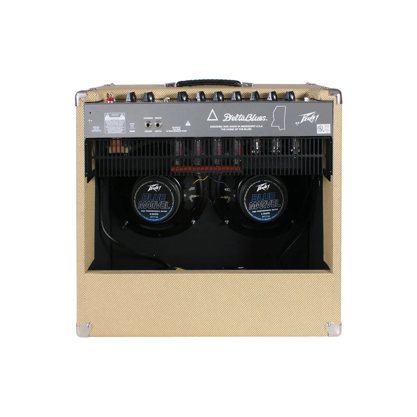 Peavey Delta Blues 210 – 30W All-Tube 2x10 Combo - Made in USA - Tweed - (Re-Loved) Guitar Amplifiers Peavey Art of Guitar