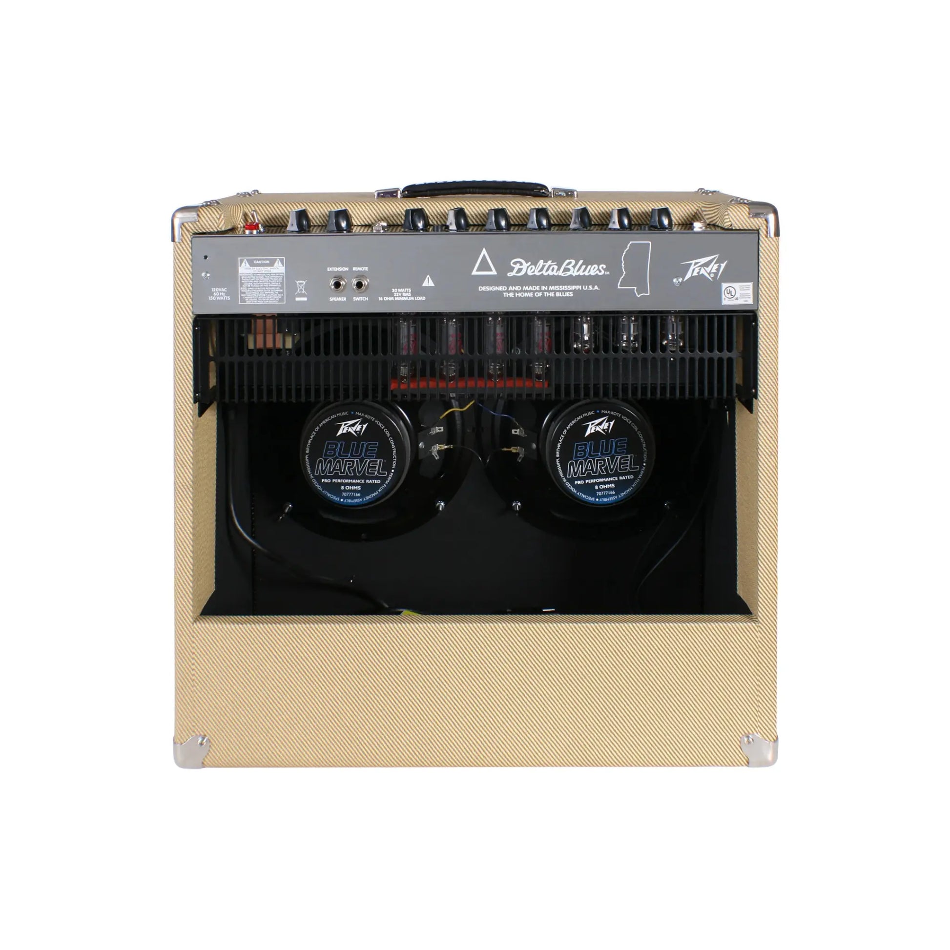 Peavey Delta Blues 210 – 30W All-Tube 2x10 Combo - Made in USA - Tweed - (Re-Loved) Guitar Amplifiers Peavey Art of Guitar