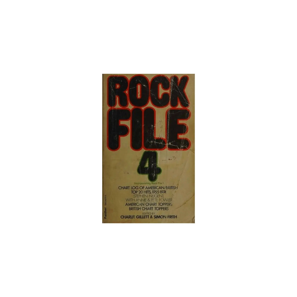 Rock File 4 Books Charlie Gillett & Simon Frith Art of Guitar