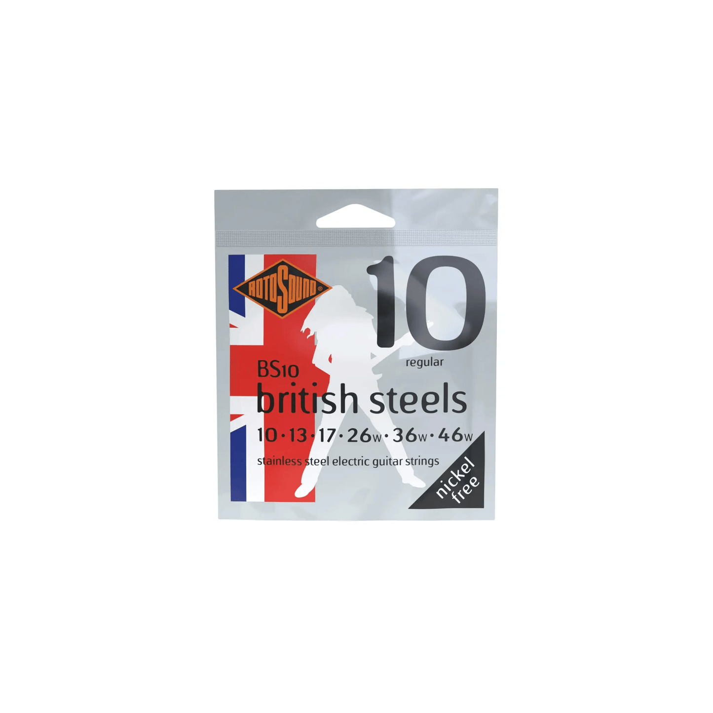 Rotosound BS10 British Steel Electric Guitar Strings (10-46) Electric Guitar Strings Rotosound Art of Guitar