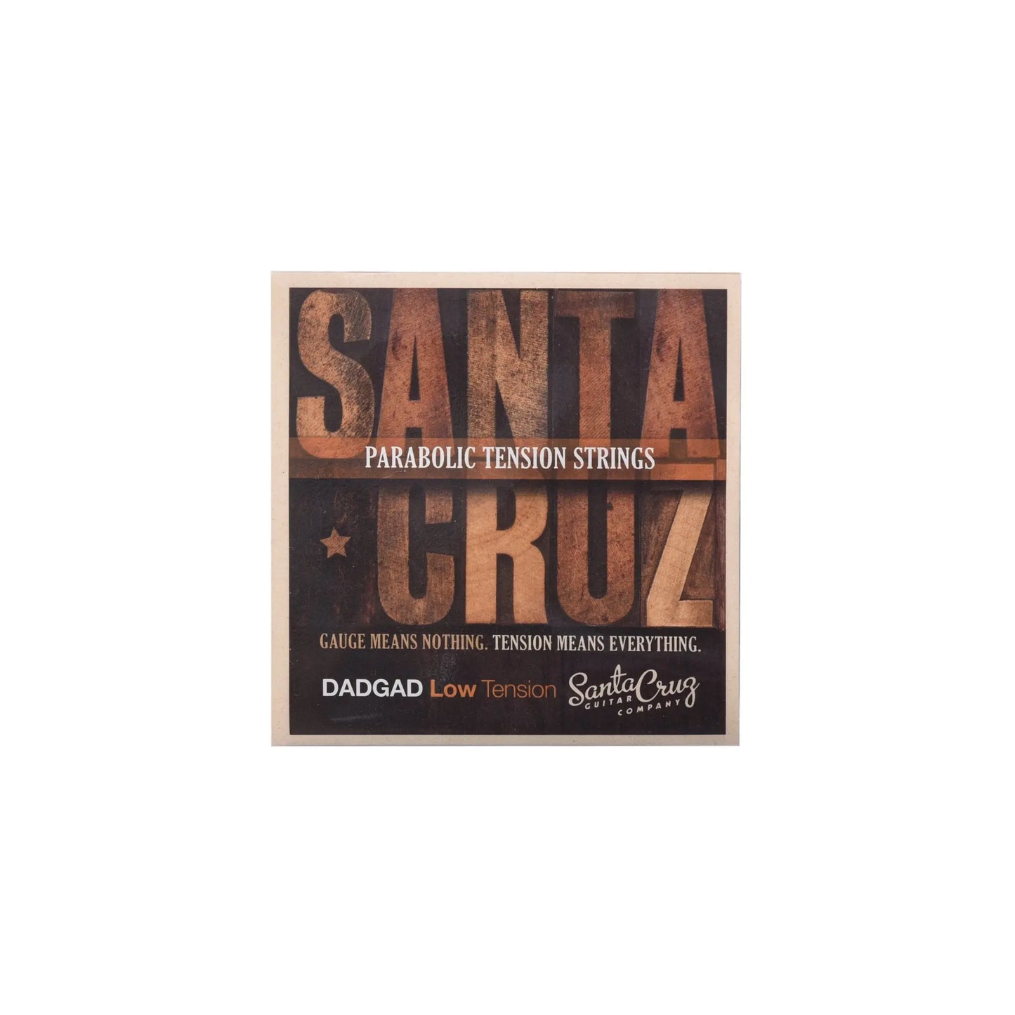 Santa Cruz Parabolic Tension Strings, Low  Tension BULK Acoustic Guitar Strings Santa Cruz Art of Guitar