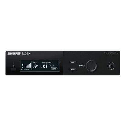 Shure SLXD4UK=-G59 Digital Wireless Receiver Pro-Audio SHURE Art of Guitar