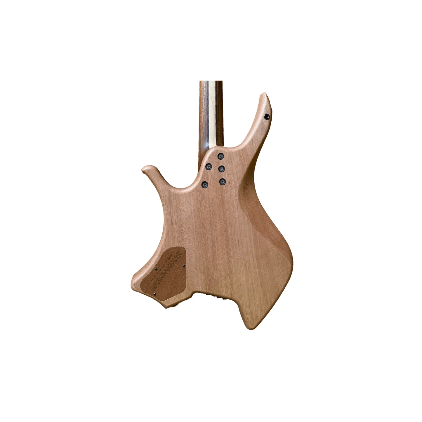 Skervesen Shoggie 6-String Headless Multiscale -  Natural Black Burst (2022) Electric Guitars Skervesen Art of Guitar
