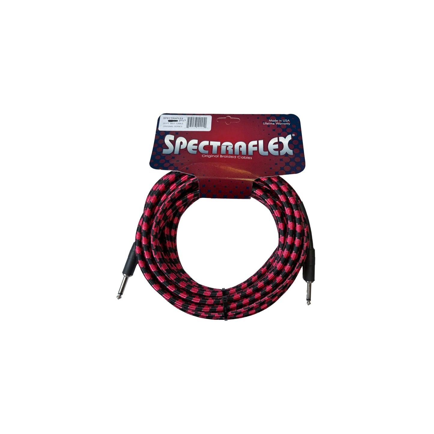 Spectraflex Fatso Flex Guitar Cables - Dual Straight Plugs - 25 Feet - FF25 Guitar Cables Spectraflex Art of Guitar