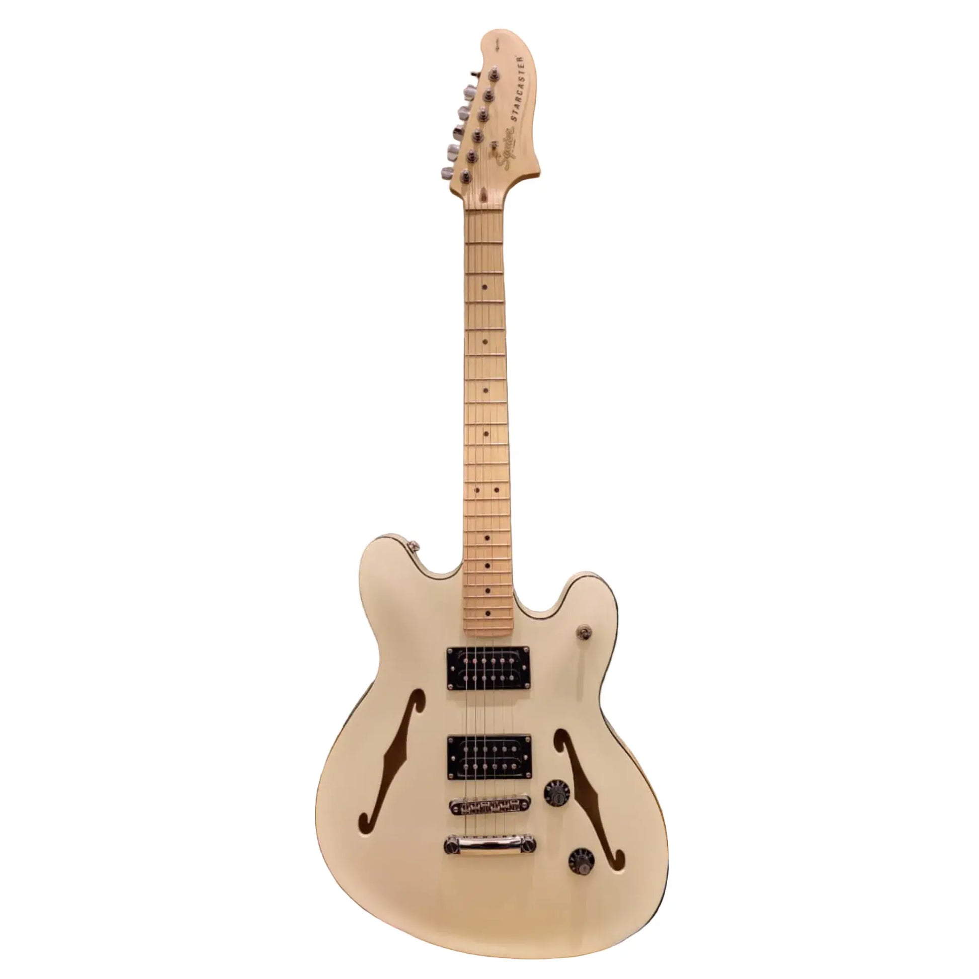 Squier Affinity Starcaster Deluxe Electric Guitar – Olympic White - (Re-Loved) Electric Guitars Squier Art of Guitar