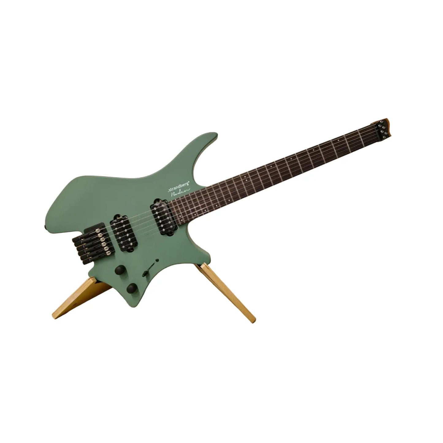 Strandberg Boden Essential 6 Headless Electric Guitar – Sage Leaf Electric Guitars Strandberg Art of Guitar