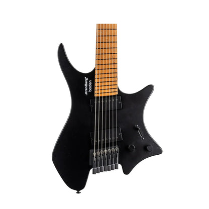 Strandberg Boden Standard N2.7 – Black Satin Metallic (7-String) – 7-String Multiscale w/ Seymour Duncan Pickups Electric Guitars Strandberg Art of Guitar