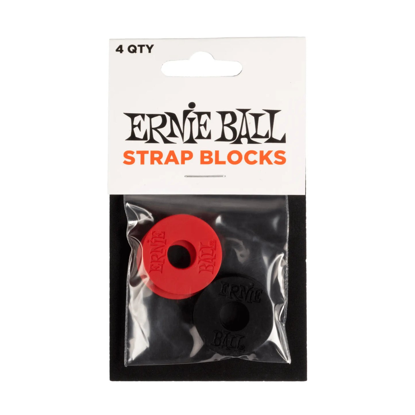 Strap Blocks - Red and Black - 4 Pack Guitar Accessories Ernie Ball Art of Guitar