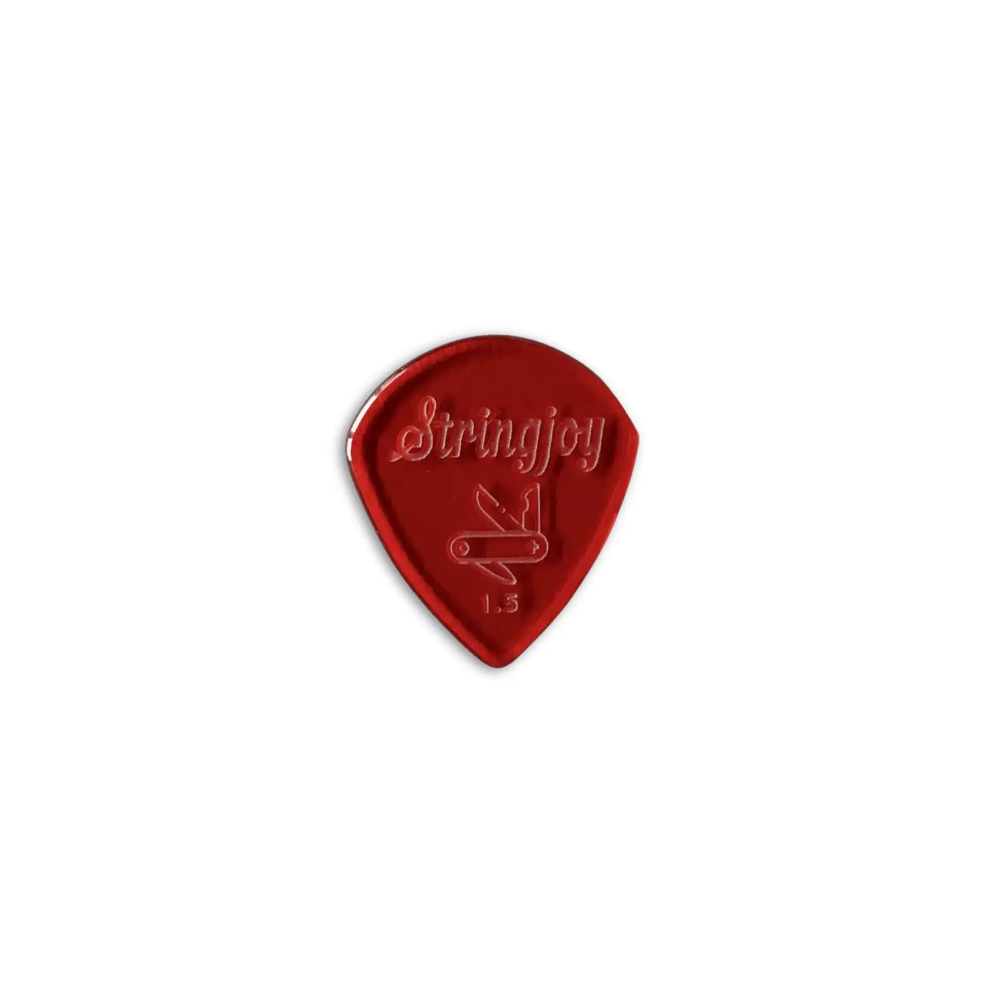 Stringjoy 1.5mm Pocketknife Acrylic Picks - 2 pack Guitar Picks Stringjoy Art of Guitar