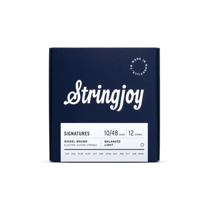 Stringjoy 10-48 12-String Balanced Light Gauge Signatures - Nickel Wound Electric Guitar Strings Guitar Strings Stringjoy Art of Guitar