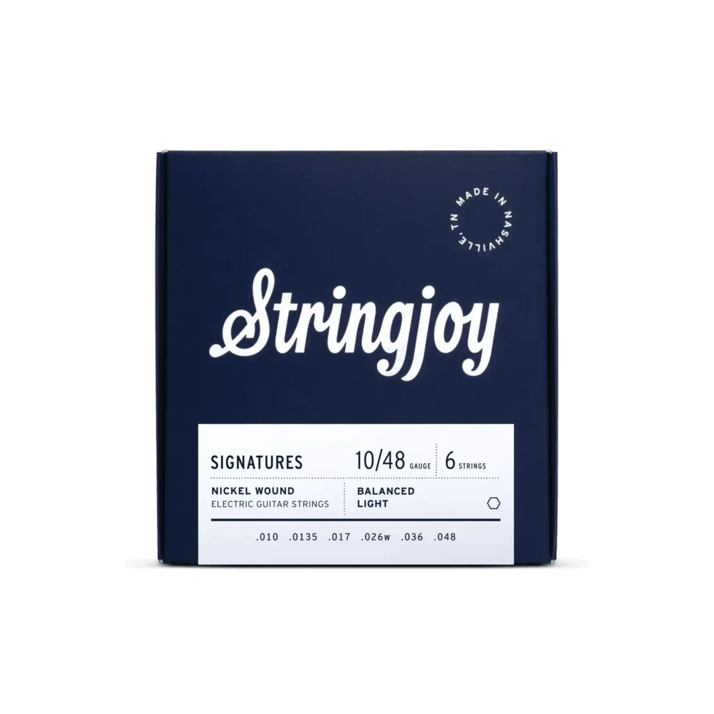 Stringjoy 10-48 Balanced Light Gauge Signatures - Nickel Wound Electric Guitar Strings Electric Guitar Strings Stringjoy Art of Guitar