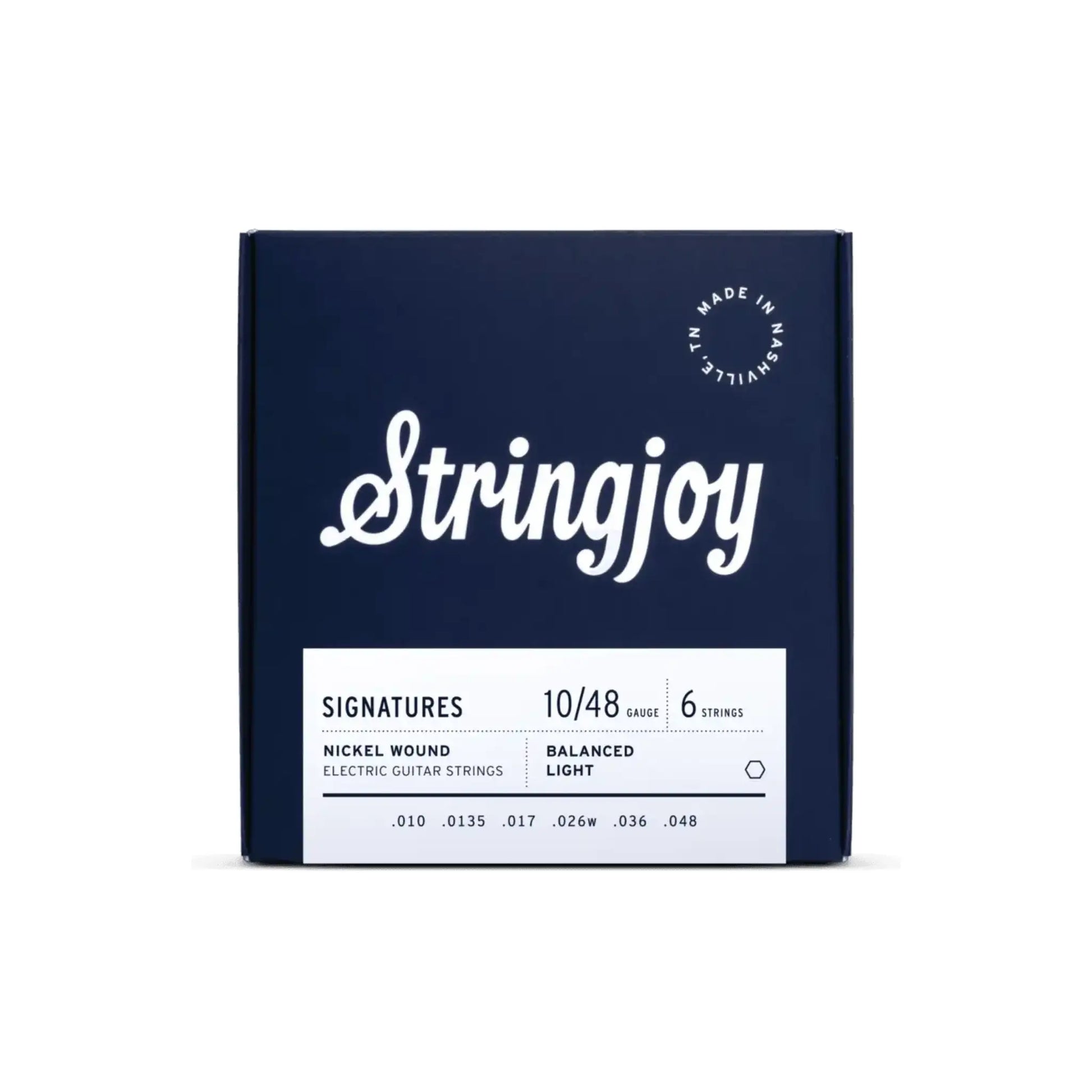 Stringjoy 10-48 Balanced Light Gauge Signatures - Nickel Wound Electric Guitar Strings Electric Guitar Strings Stringjoy Art of Guitar