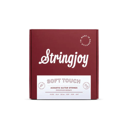 Stringjoy 10.5-47 Soft Touch Naturals - Phosphor Bronze Acoustic Guitar Strings Guitar Strings Stringjoy Art of Guitar