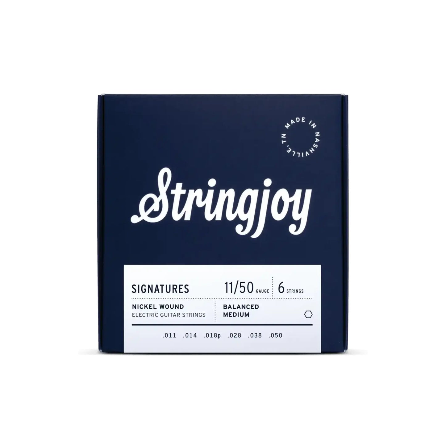 Stringjoy 11-50 Balanced Medium Gauge Signatures - Nickel Wound Electric Guitar Strings Guitar Strings Stringjoy Art of Guitar