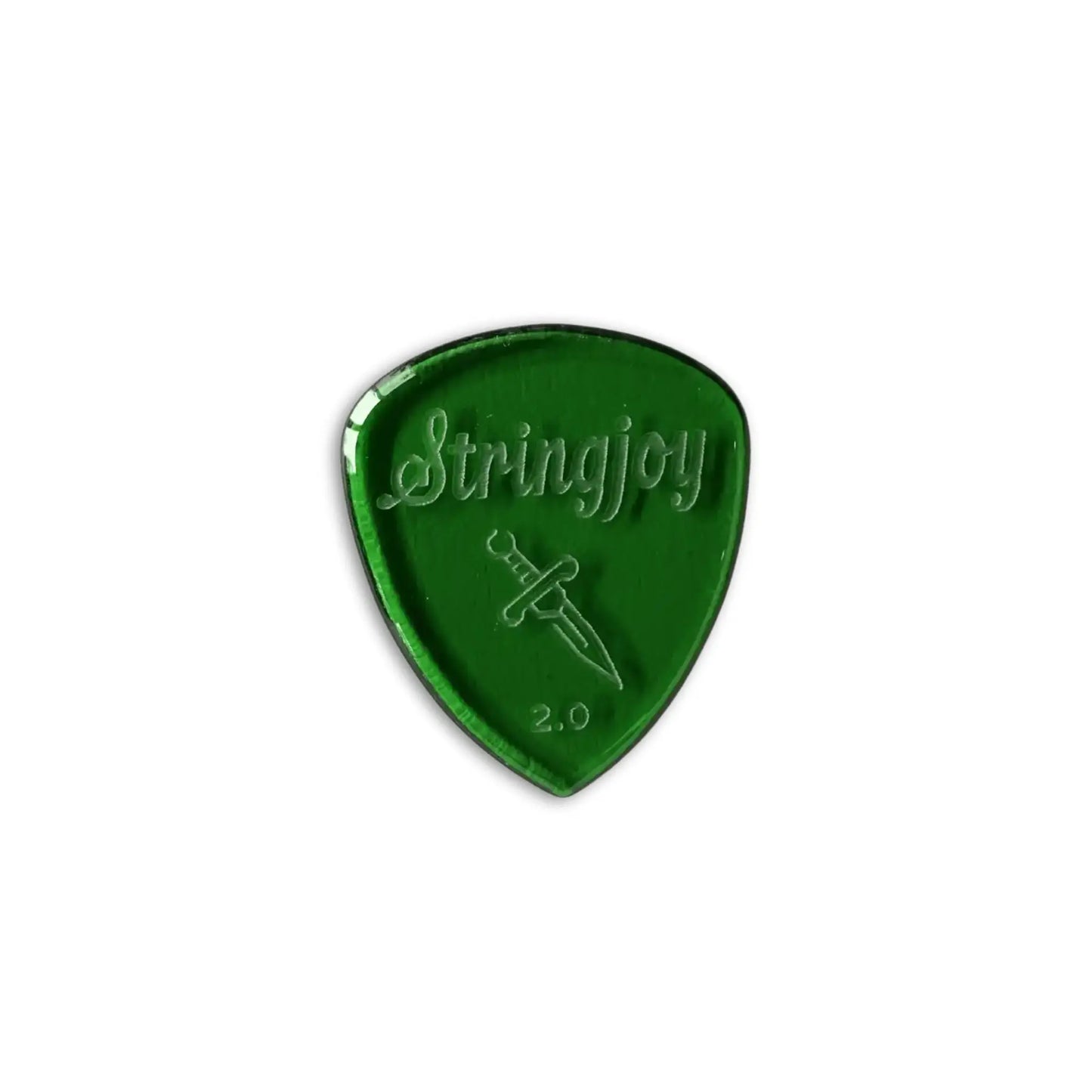 Stringjoy 2.0mm Dagger Acrylic Picks - 2 Pack Guitar Picks Stringjoy Art of Guitar