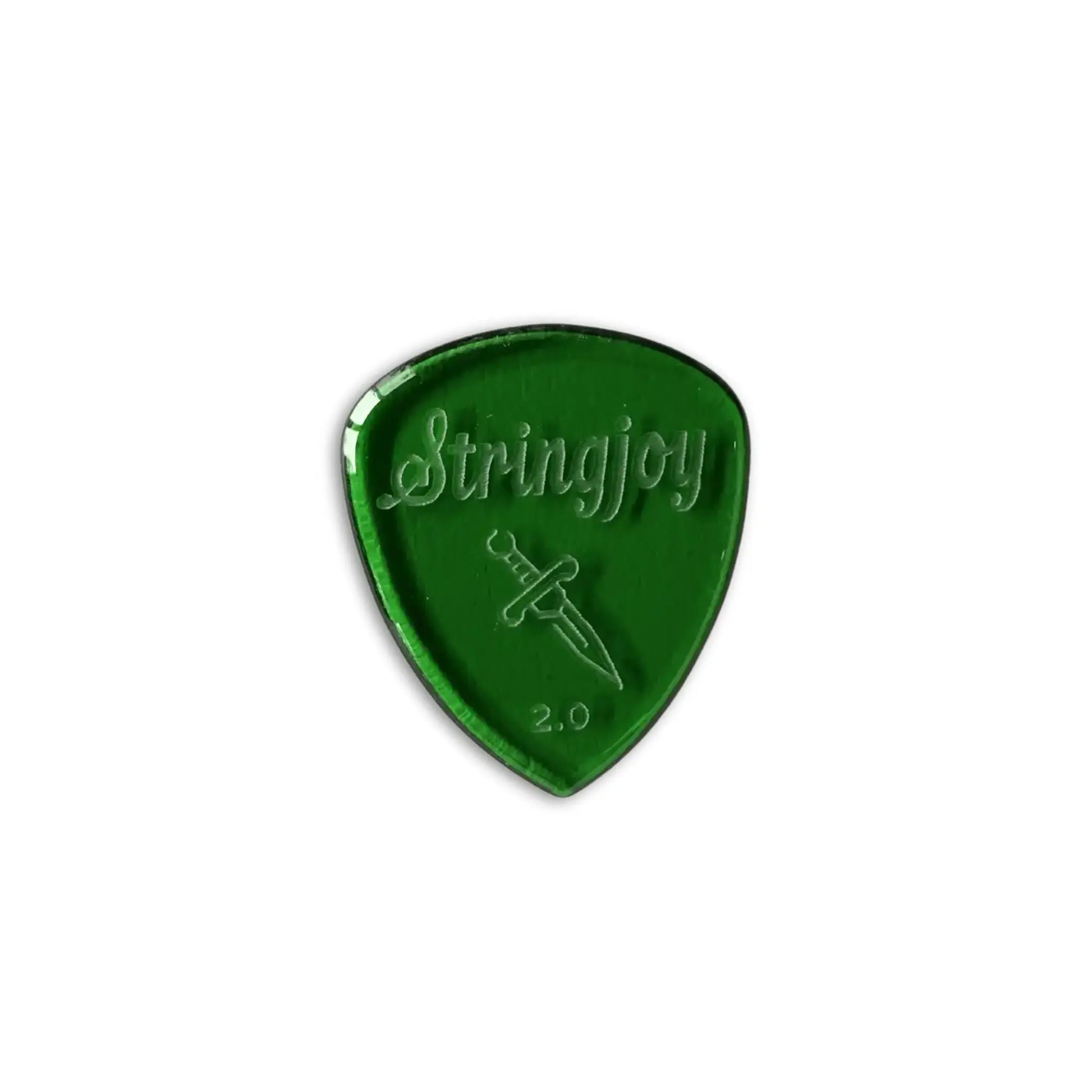 Stringjoy 2.0mm Dagger Acrylic Picks - 2 Pack Guitar Picks Stringjoy Art of Guitar