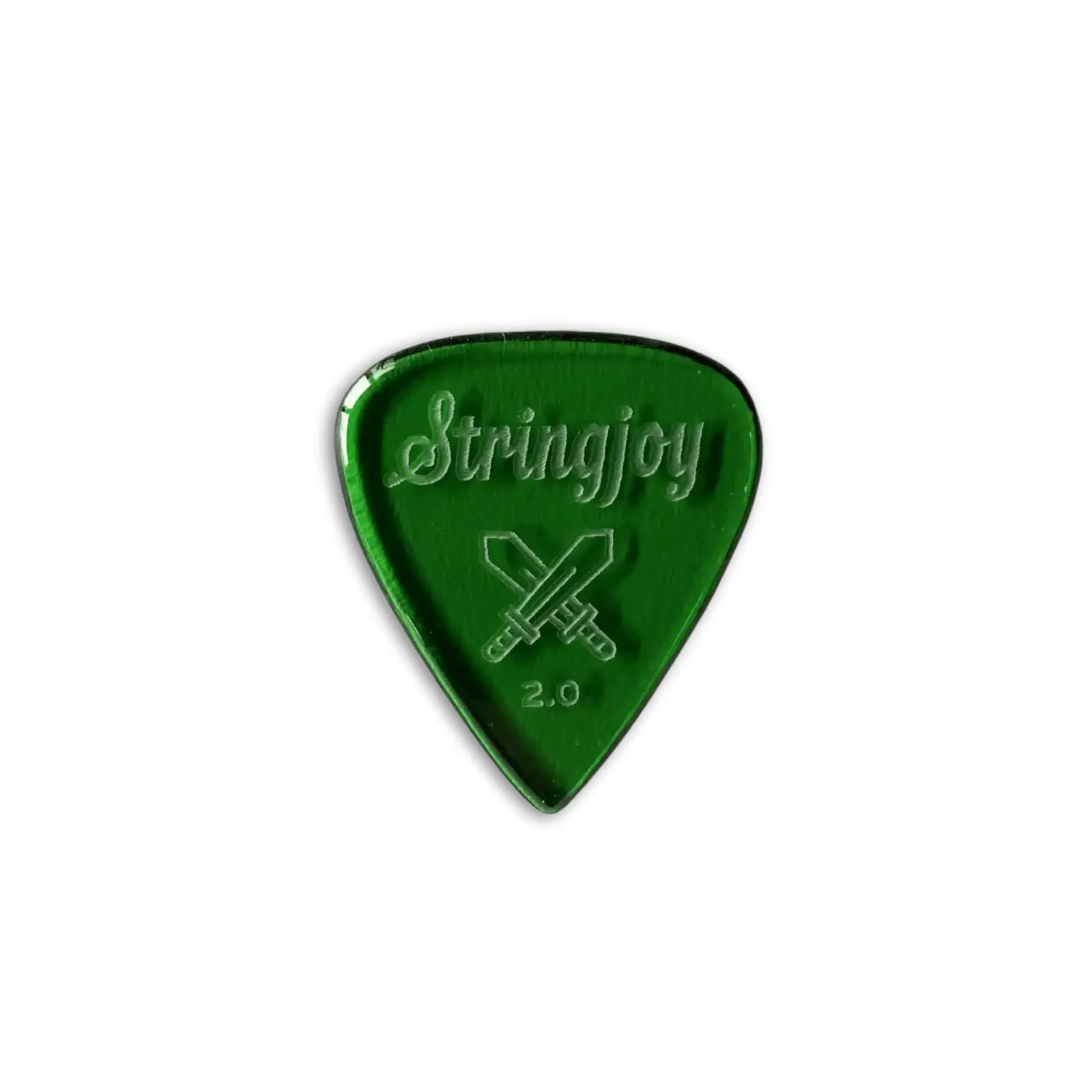 Stringjoy 2.0mm Longsword Acrylic Picks - 2 pack Guitar Picks Stringjoy Art of Guitar
