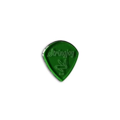 Stringjoy 2.0mm Pocketknife Acrylic Picks - 2 pack Guitar Picks Stringjoy Art of Guitar