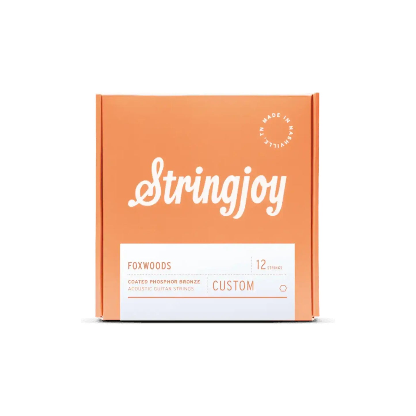 Stringjoy Custom 12-String Foxwoods - Coated Phosphor Bronze Acoustic Guitar Strings Guitar Strings Stringjoy Art of Guitar