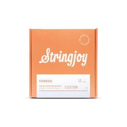 Stringjoy Custom 12-String Foxwoods - Coated Phosphor Bronze Acoustic Guitar Strings Guitar Strings Stringjoy Art of Guitar