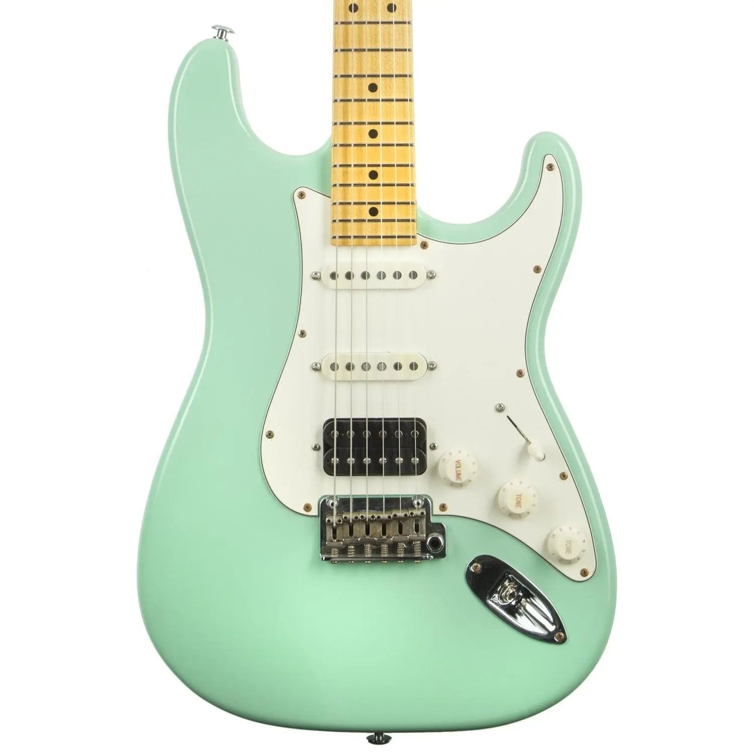 Suhr Classic S Antique HSS - Surf Green with Maple Fingerboard, Light Aging Electric Guitar Suhr Art of Guitar
