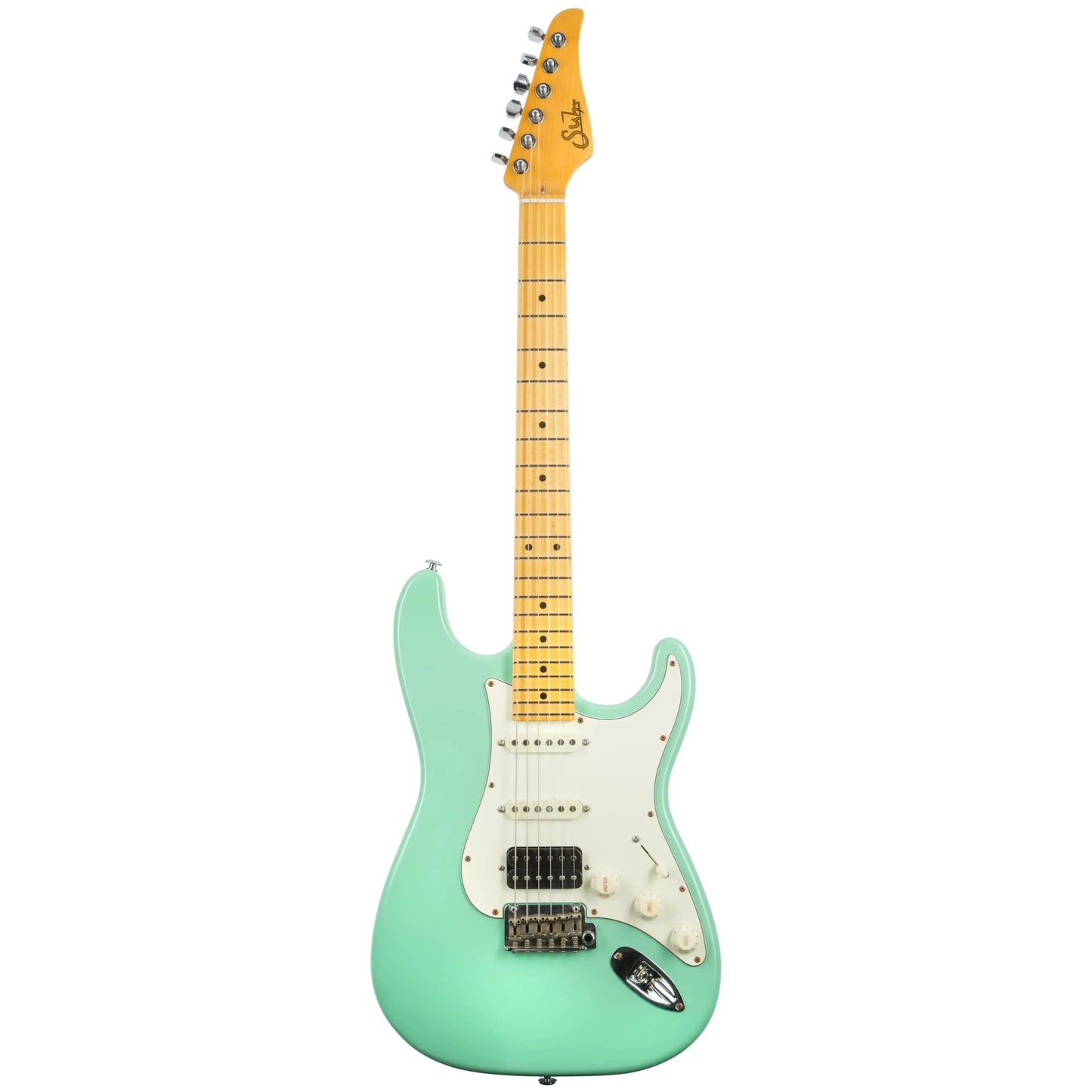 Suhr Classic S Antique HSS - Surf Green with Maple Fingerboard, Light Aging Electric Guitar Suhr Art of Guitar