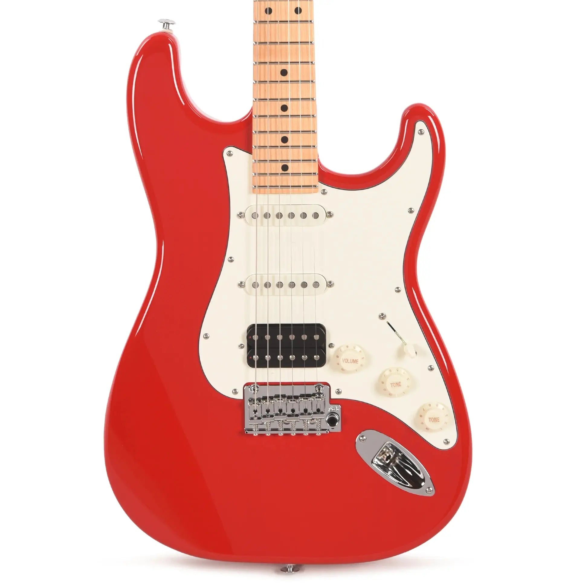 Suhr Classic S, Porsche Red, Maple Fingerboard HSS Electric Guitars Suhr Art of Guitar