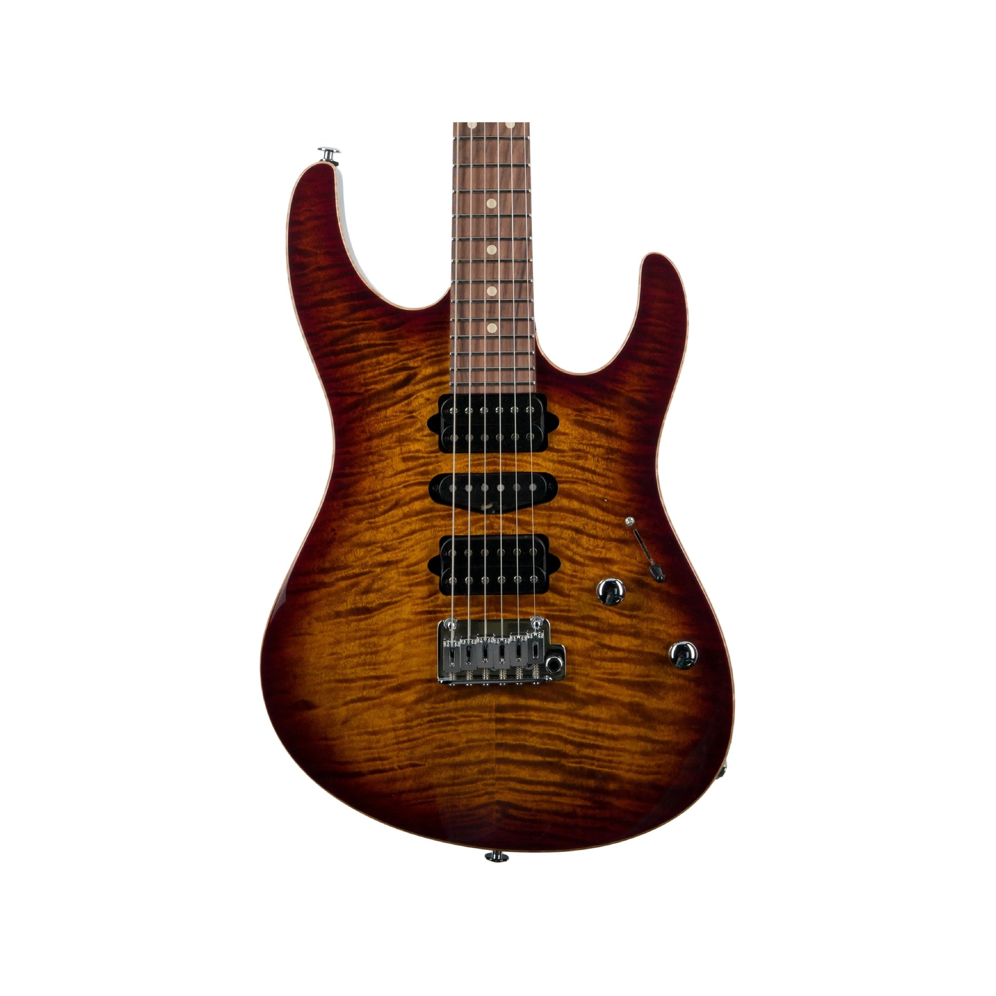 Suhr Modern Plus Bengal Burst, Pau Ferro Fingerboard HSH Electric Guitars Suhr Art of Guitar