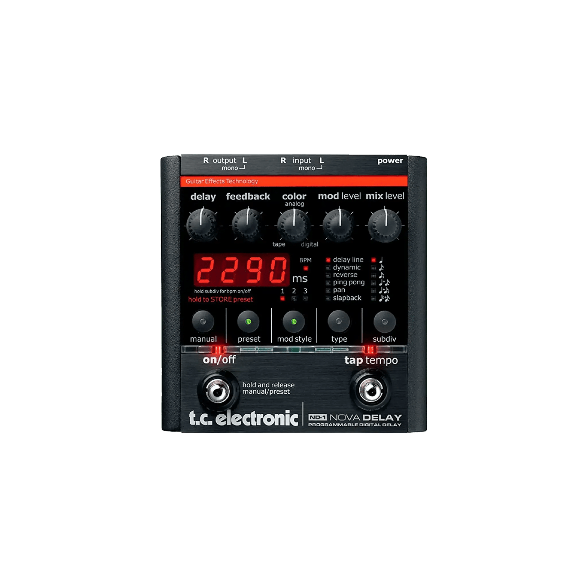 TC Electronic ND-1 Nova Delay Pedal - (Pre-Owned) Pedal TC Electronic Art of Guitar