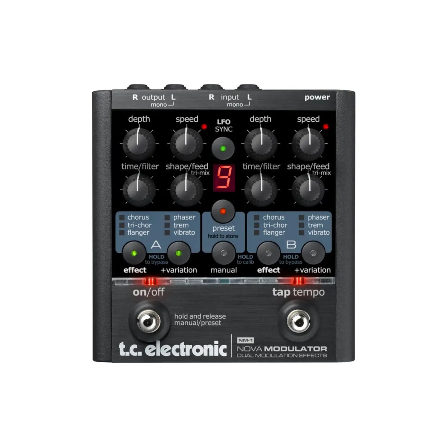 TC Electronic NM-1 Nova Modulator Multi-Modulation Guitar Effects Pedal - (Re-Loved) Pedal TC Electronic Art of Guitar