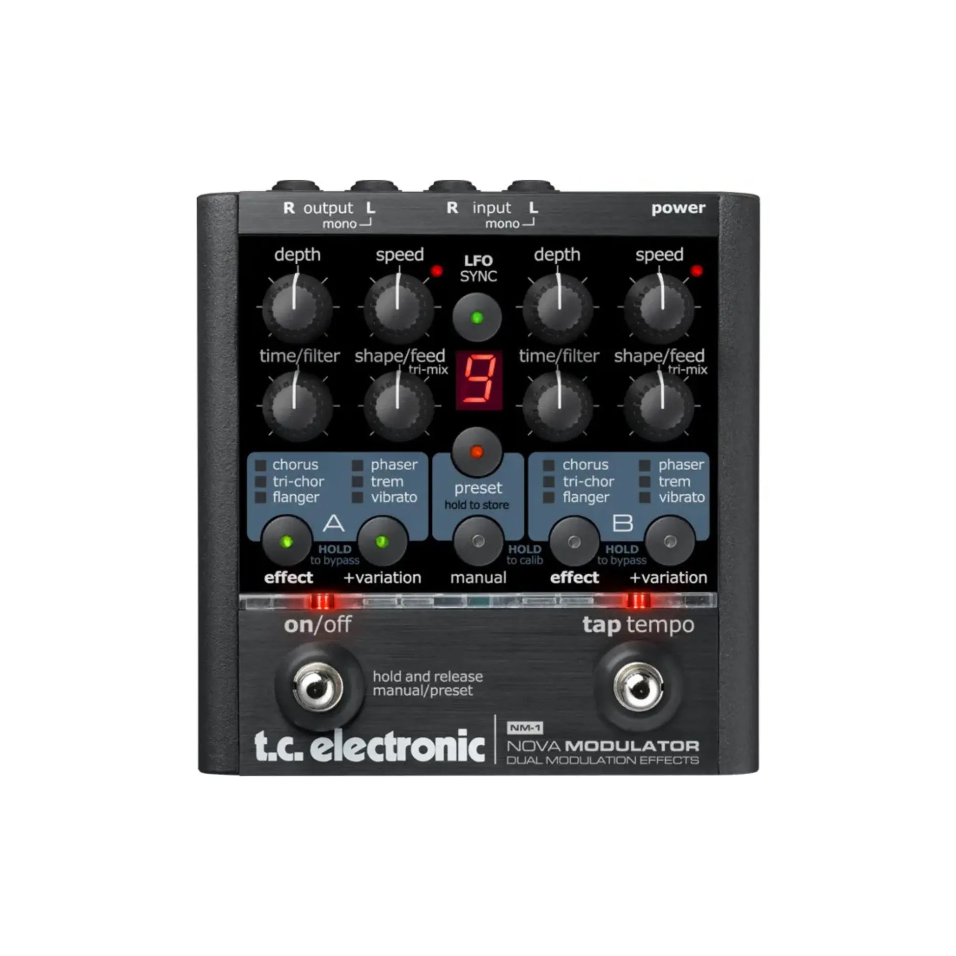 TC Electronic NM-1 Nova Modulator Multi-Modulation Guitar Effects Pedal - (Re-Loved) Pedal TC Electronic Art of Guitar