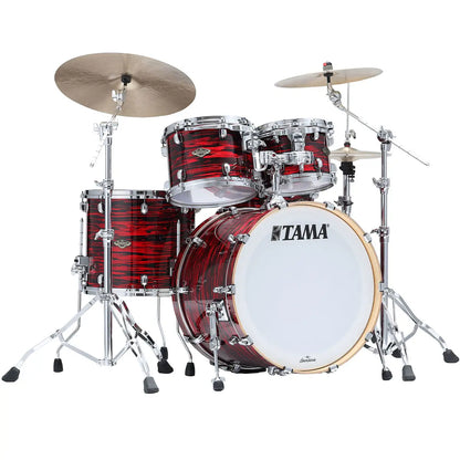 Tama Starclassic Walnut/Birch WBR42S 4-piece Shell Pack - Red Oyster Acoustic Drum Kits TAMA Art of Guitar