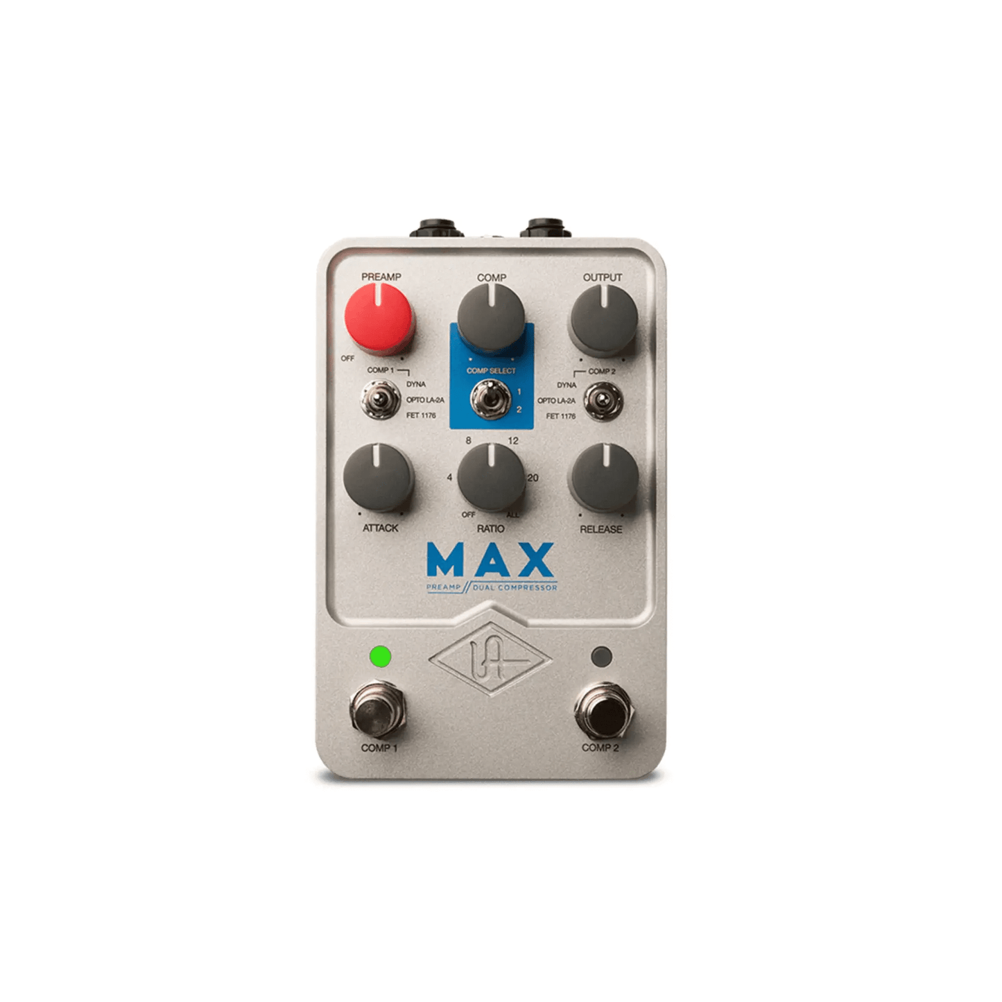 Universal Audio UAFX MAX Preamp & Dual Compressor Pedals Universal Audio Art of Guitar