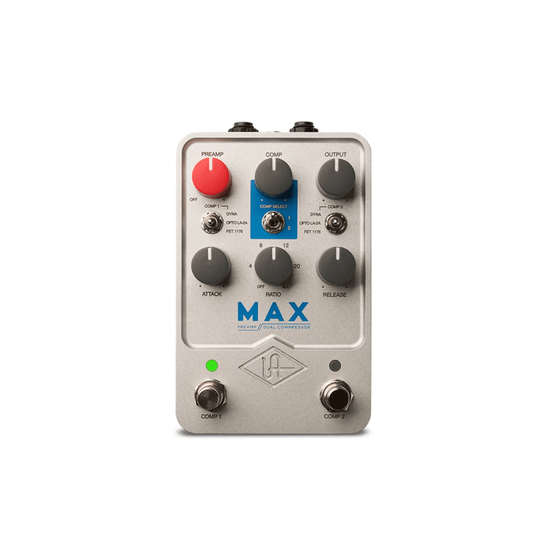 Universal Audio UAFX MAX Preamp & Dual Compressor Pedals Universal Audio Art of Guitar