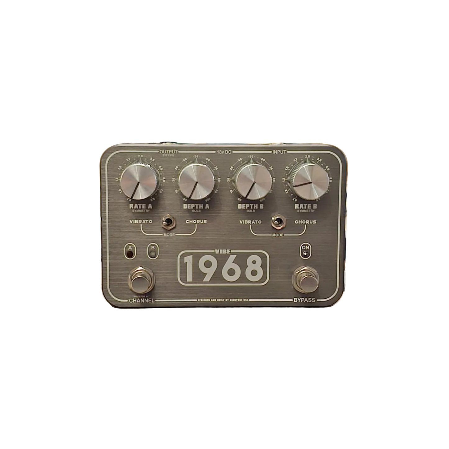 KingTone Vibe-1968 Dual Channel Analog Uni-Vibe Pedal - (Re-Loved)