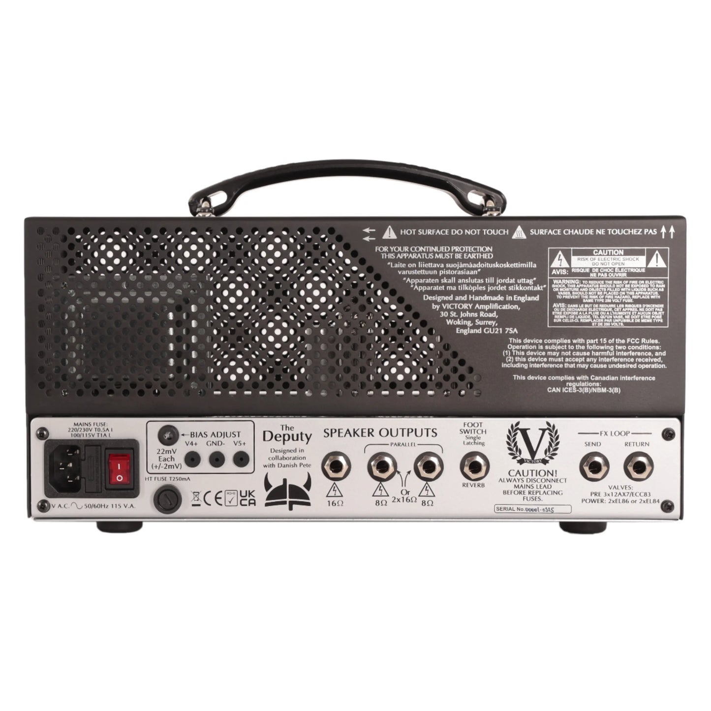 Victory Amplification The Deputy 25-watt Lunchbox Amplifier Head Amplifier Head Victory Amplification Art of Guitar