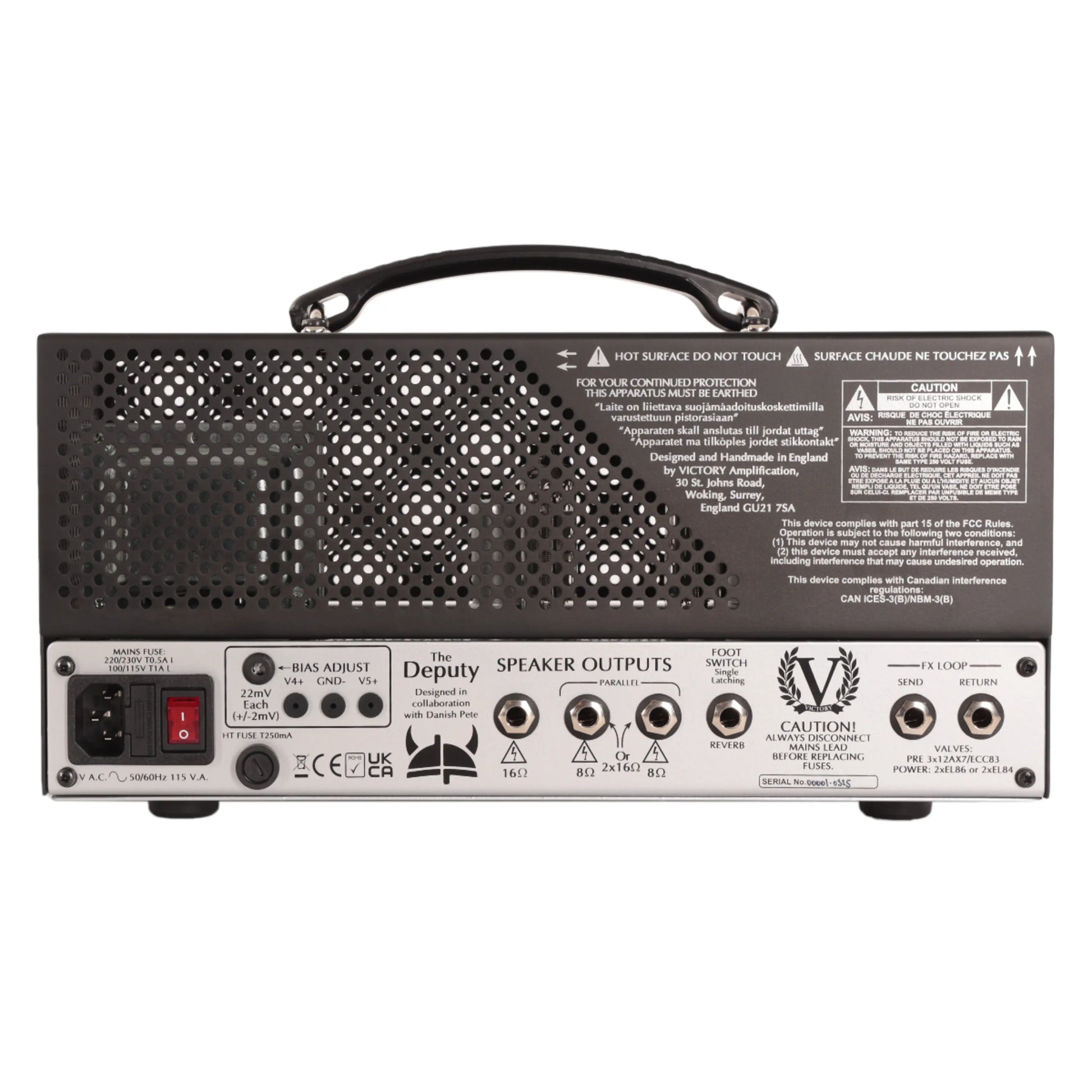Victory Amplification The Deputy 25-watt Lunchbox Amplifier Head Amplifier Head Victory Amplification Art of Guitar