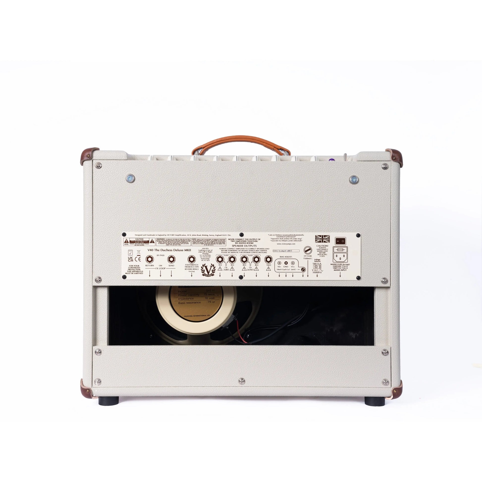 Victory Amplification V40 The Duchess Deluxe MKII 40-watt 1x12-inch Combo Amplifier Electric Guitar Amplifiers Victory Amplification Art of Guitar